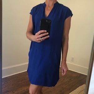 Royal blue Madewell dress size Small